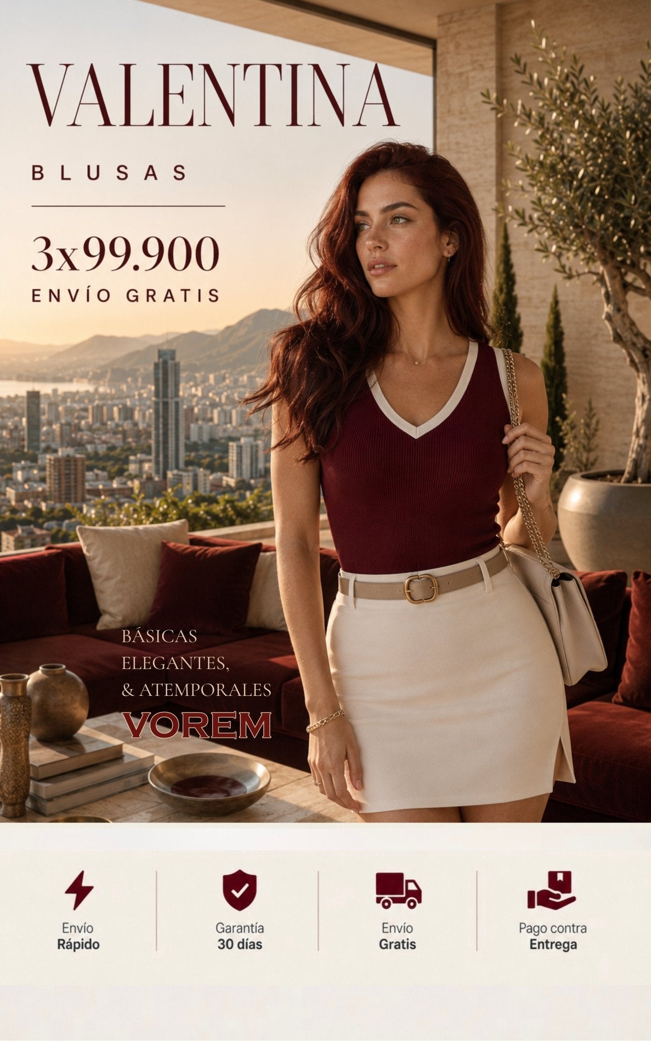 Blusa Valentina | VOREM Colombia