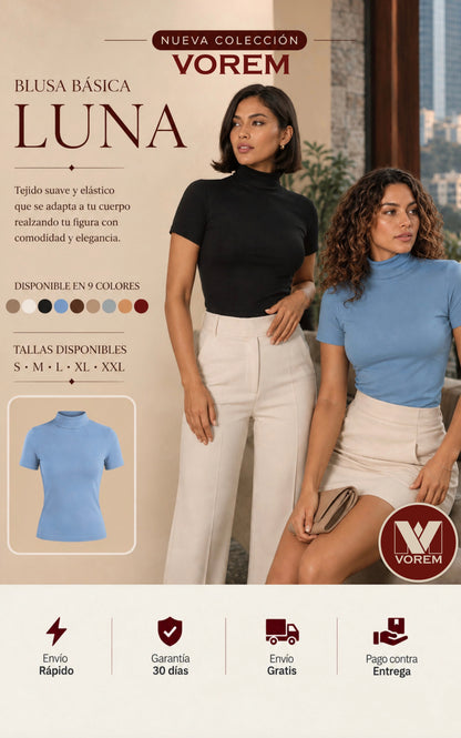 BLUSA BASICA LUNA