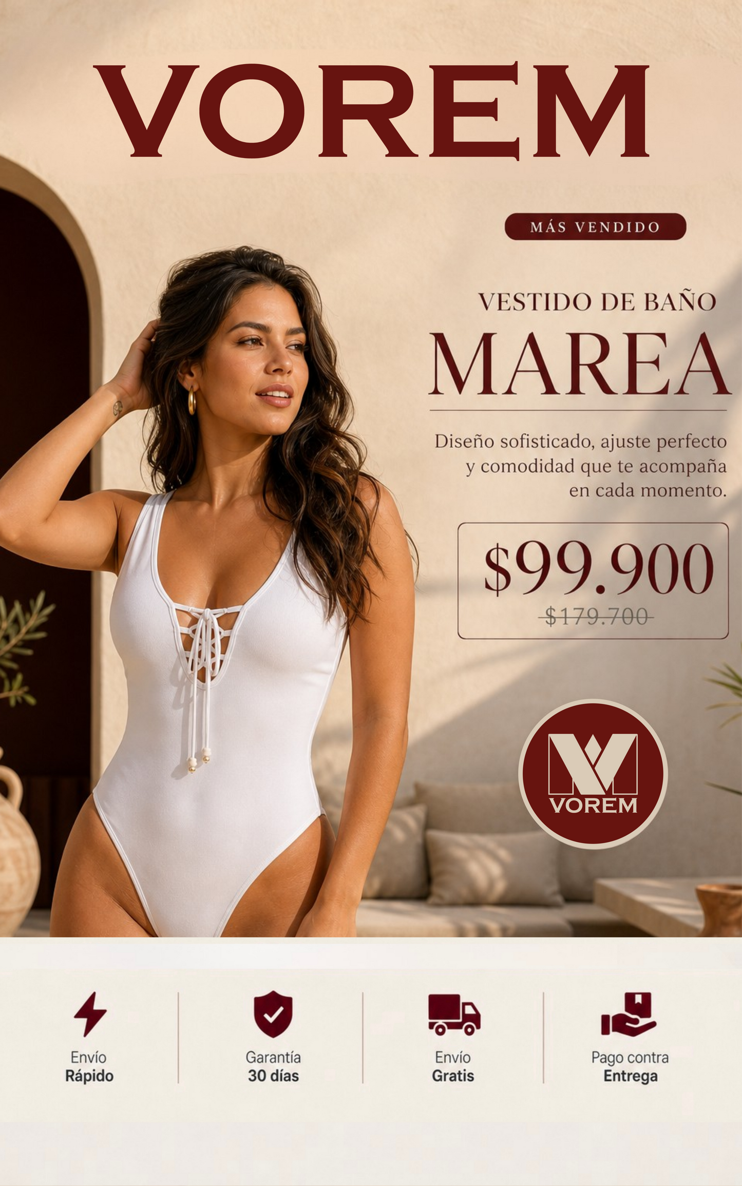 Traje de baño Marea