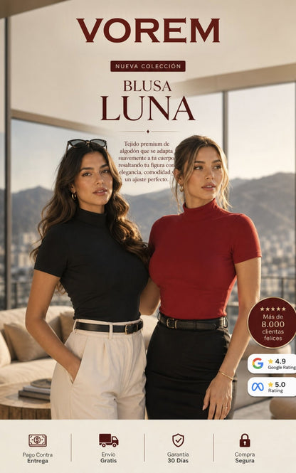 Blusa basica luna | VOREM Colombia