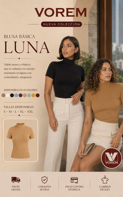 Blusa basica luna | VOREM Colombia