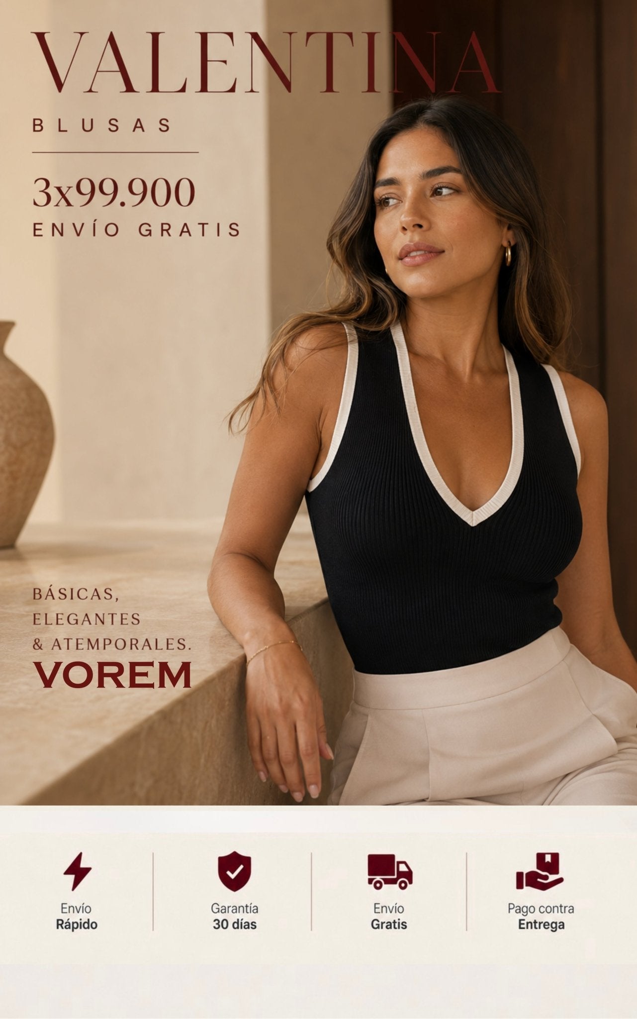 Blusa Valentina | VOREM Colombia