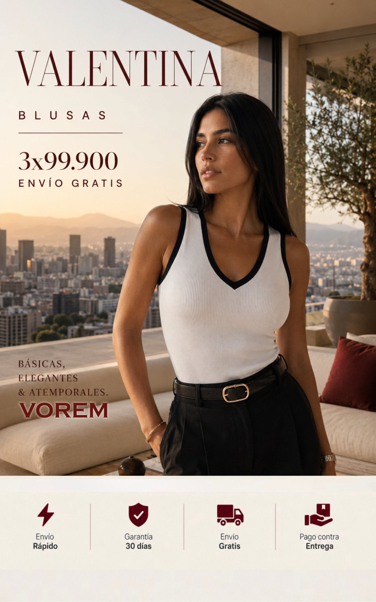 Blusa Valentina | VOREM Colombia