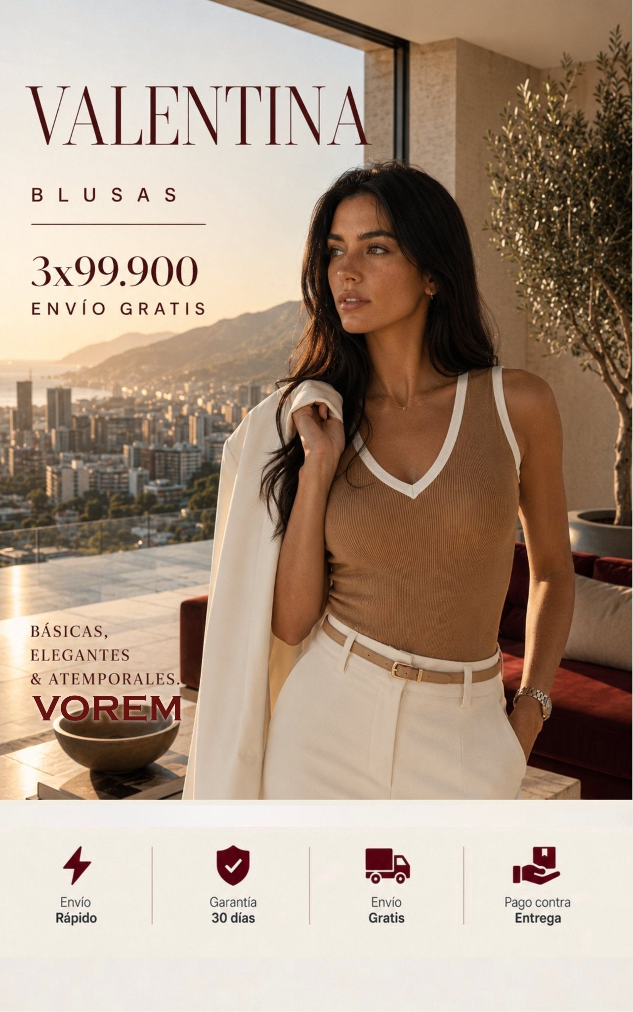 Blusa Valentina | VOREM Colombia