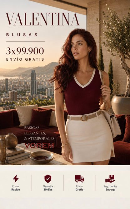 Blusa Valentina | VOREM Colombia
