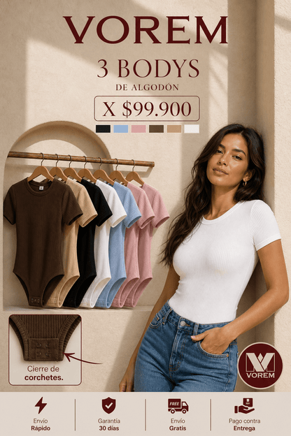 Body con manga | VOREM Colombia